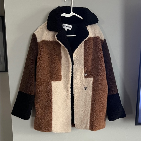 Steve Madden Jackets & Blazers - Steve Madden Multicolor Sherpa Jacket